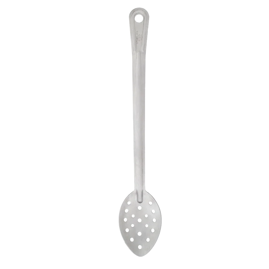 Browne Renaissance 15" Curved Perforated Basting Spoon | 4776