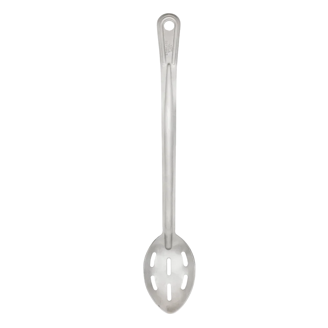 Browne Renaissance 15" Curved Slotted Basting Spoon | 4777