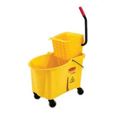 Rubbermaid FG618688YEL | Wave Brake 2.0 | Sidepress Combo 44qt w/Drain - Yellow
