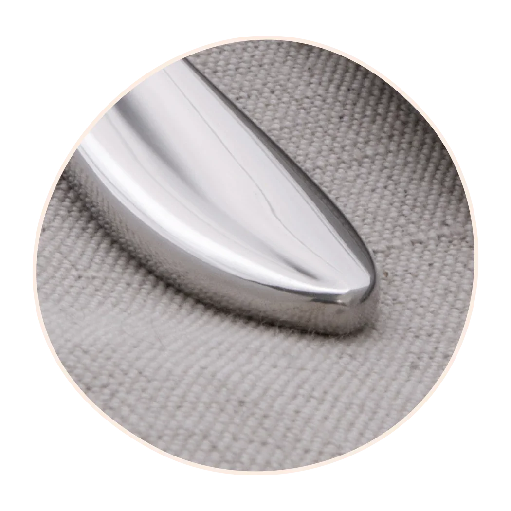 Browne Eclipse 7.1" Dessert Spoon (12/Case) | 502102