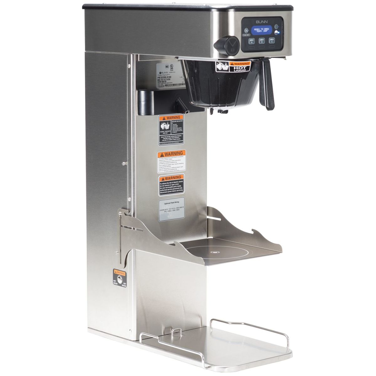 BUNN-O-MATIC 52200.6100 ITCB-DV 29 with Tray