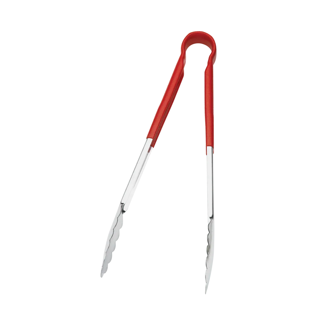Browne 12" Tongs - Red | 5512RD