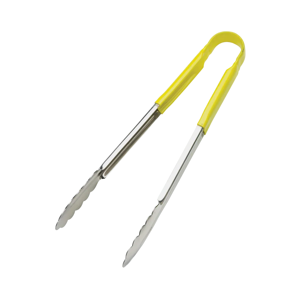 Browne 12" Tongs - Yellow | 5512YL