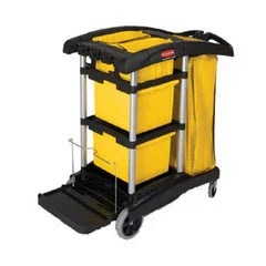 Rubbermaid FG9T7300BLA | Janitors Cart