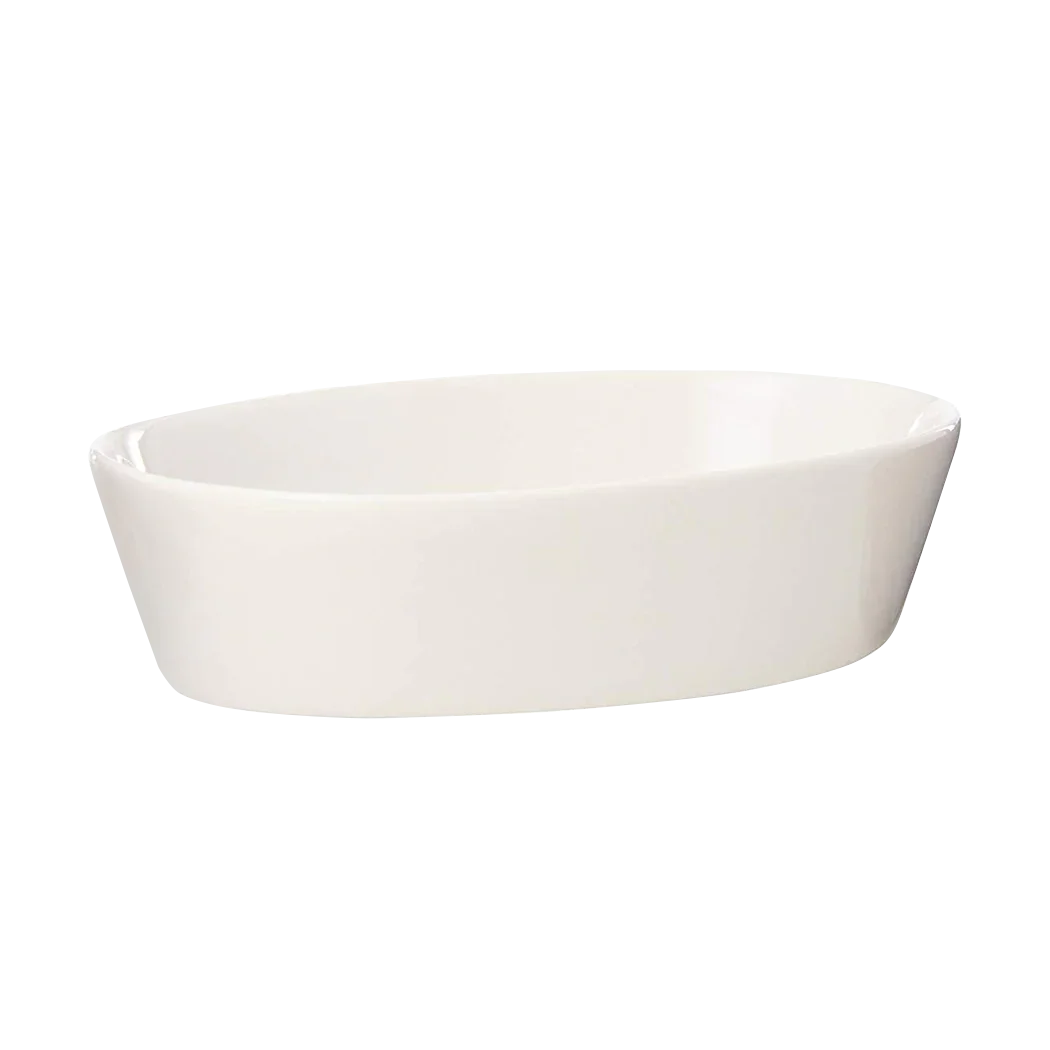 Browne 9 oz White Oval Baker | 564004W