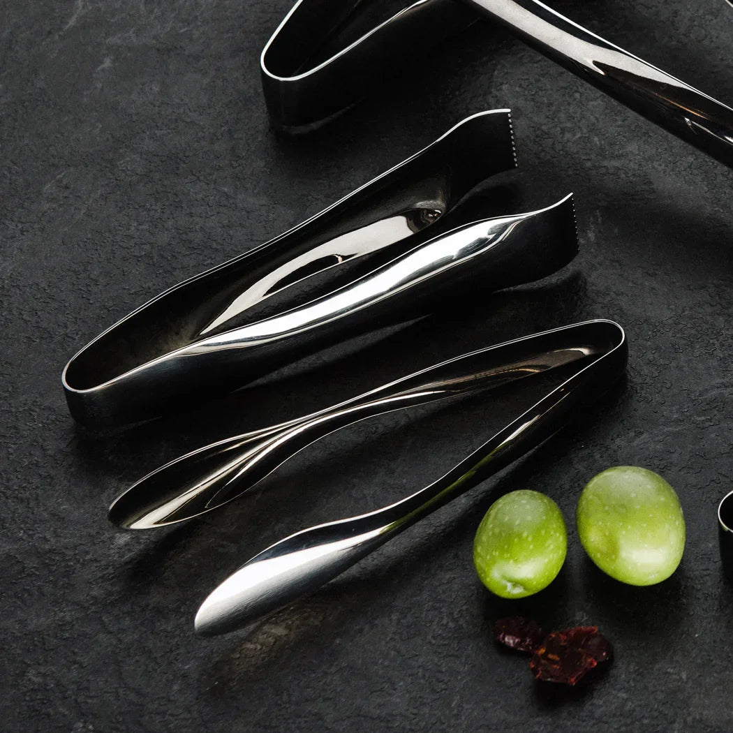 Browne Eclipse 6" Satin Finish Serving Tongs | 573286