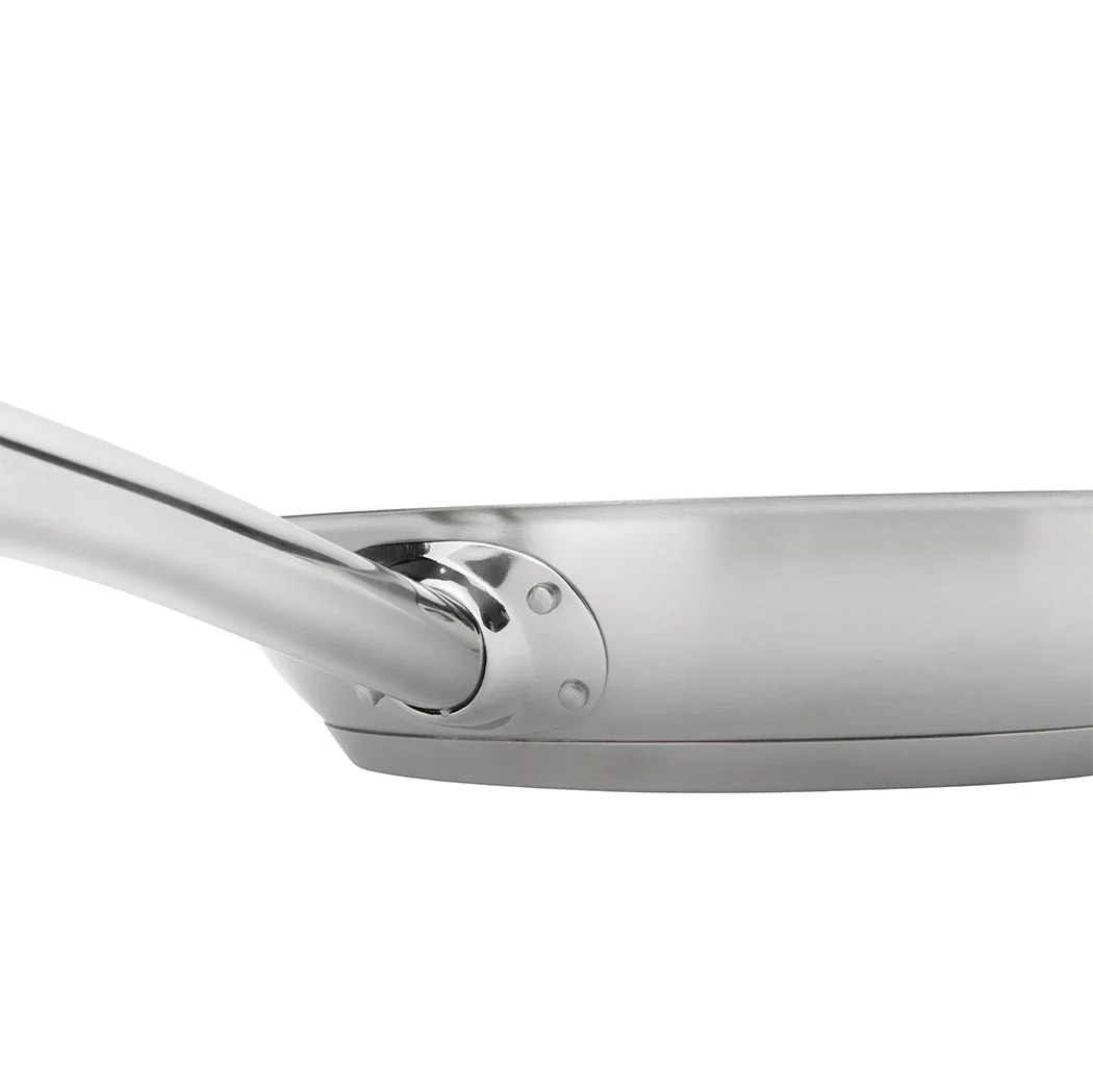 Browne Elements 14" Stainless Steel Fry Pan w/ Helper Handle | 5734054