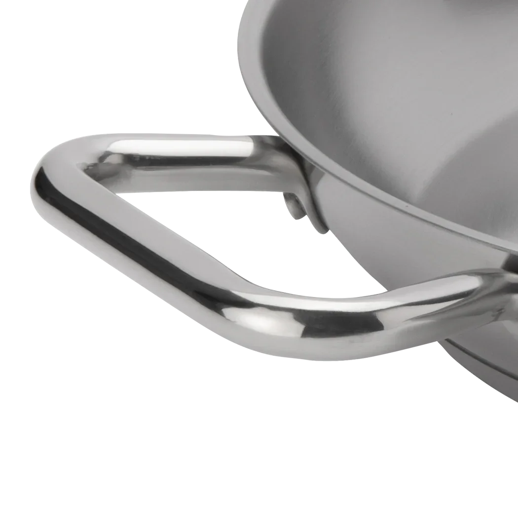 Browne Elements 14" Stainless Steel Fry Pan w/ Helper Handle | 5734054