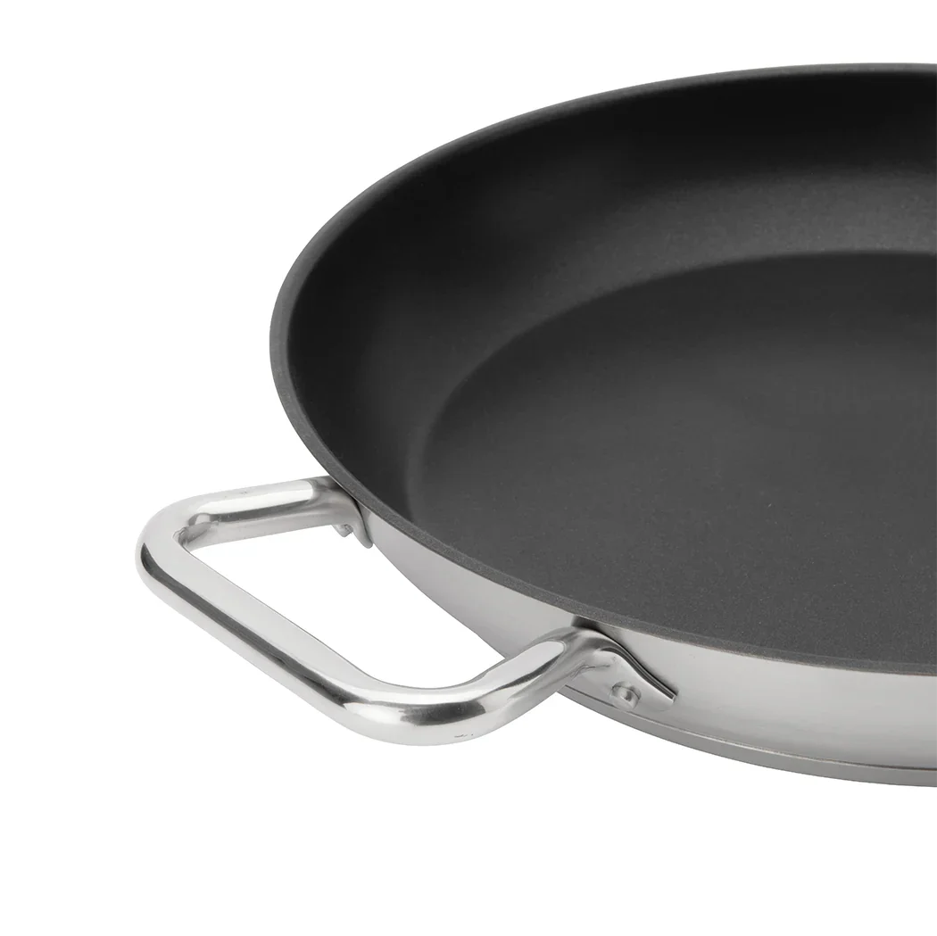Browne Elements 12.5" Stianless Steel Non-Stick Teflon Select Fry Pan w/ Handle | 5734062
