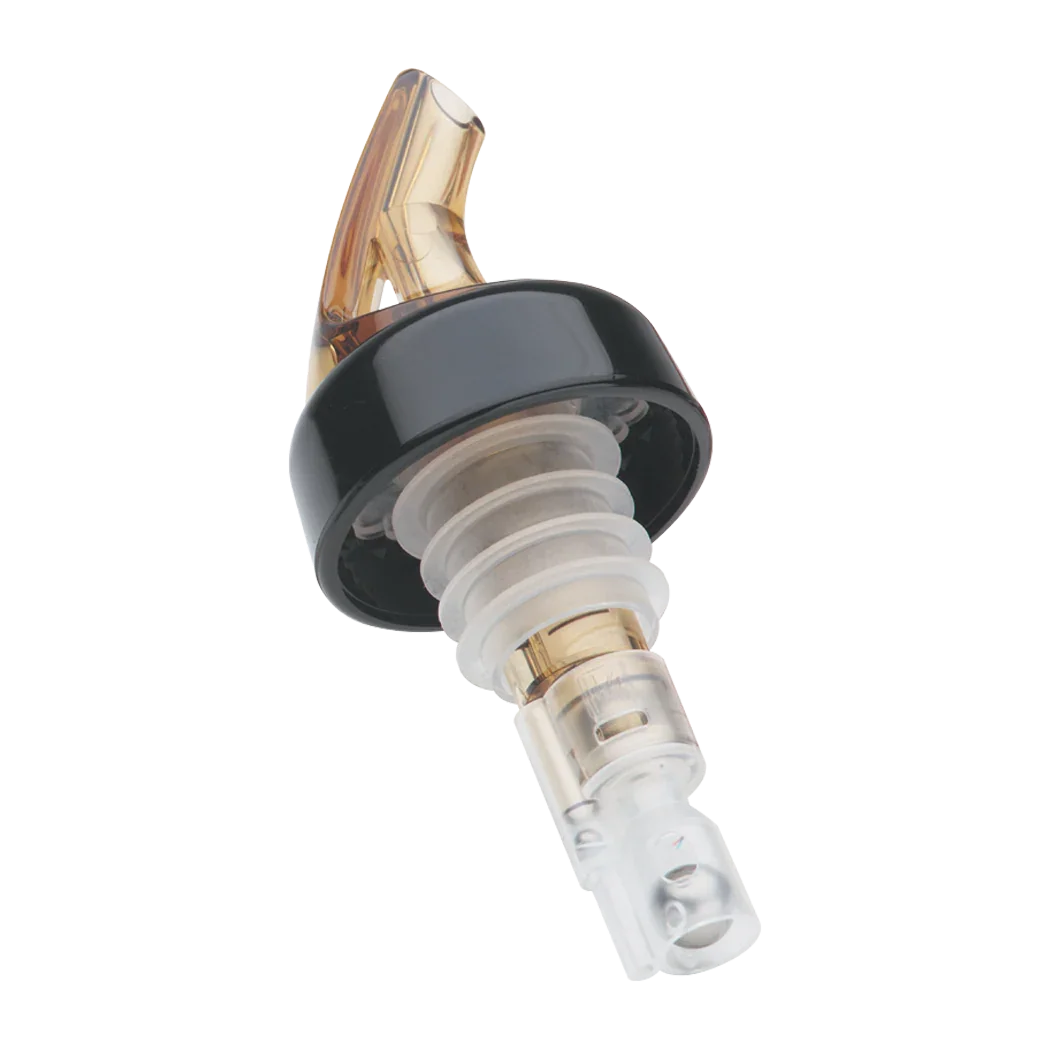 Browne 1 oz Amber Sure Shot Liquor Pourer w/ Collar | 57489006