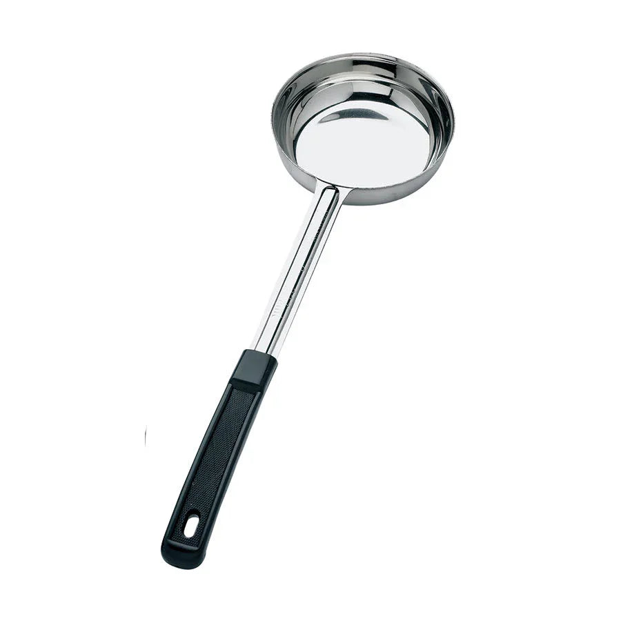 Browne  6 oz Solid Food Portioner - Black Handle | 5757460