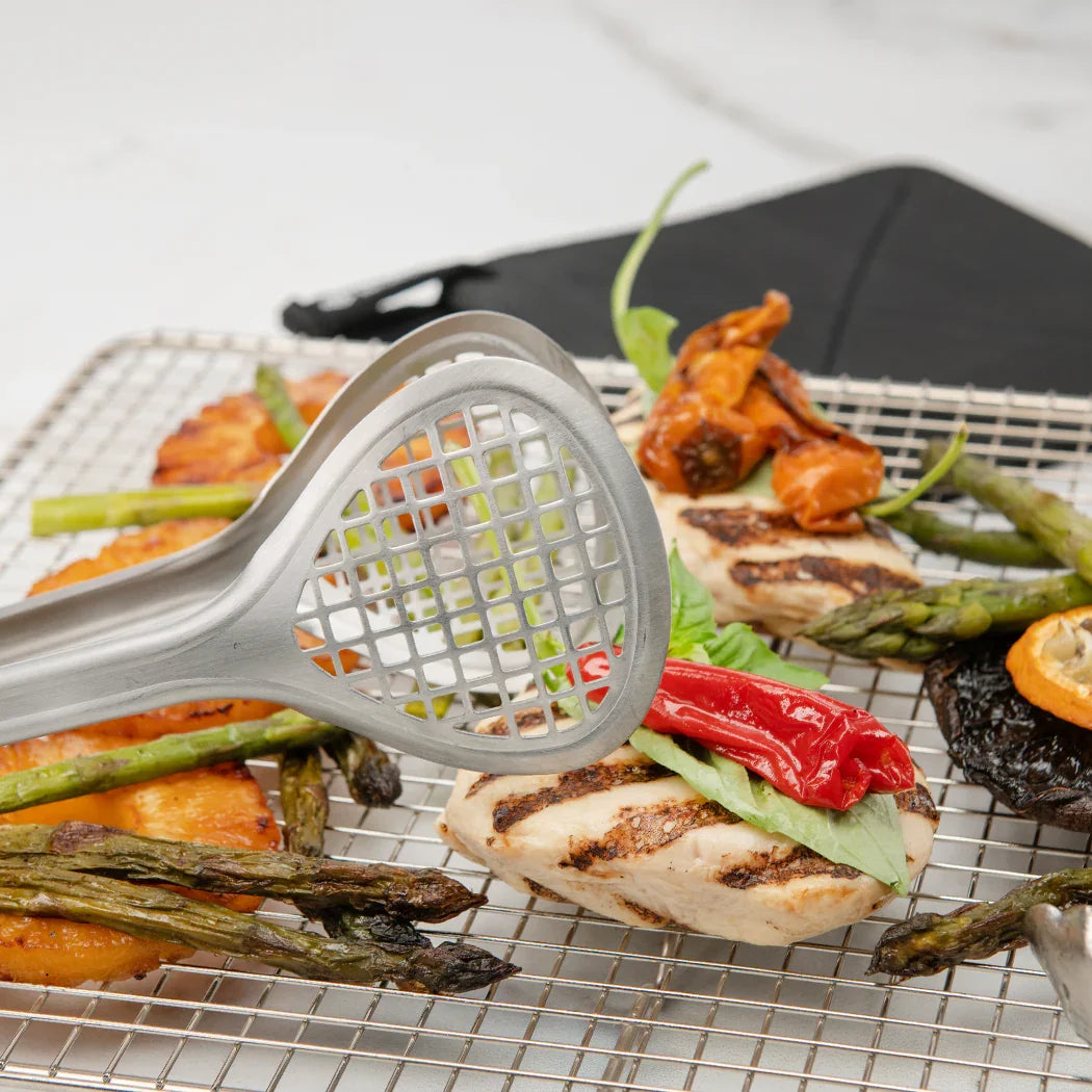 Browne 12" Wide Grill/Fry Tongs | 57599