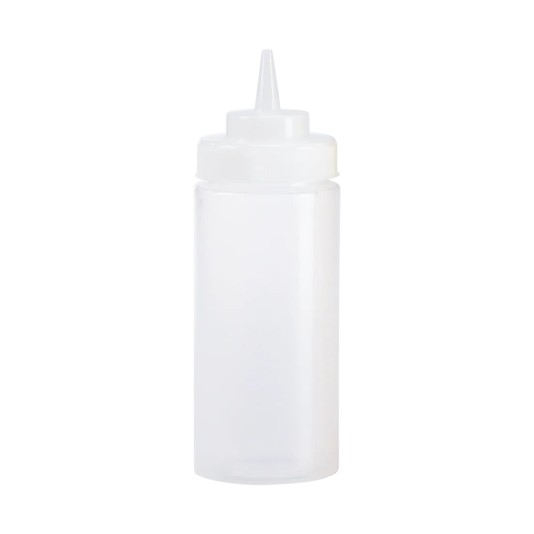 Browne 24 oz Whire Wide Mouth Squeeze Bottle - Set fo 6 | 57802500