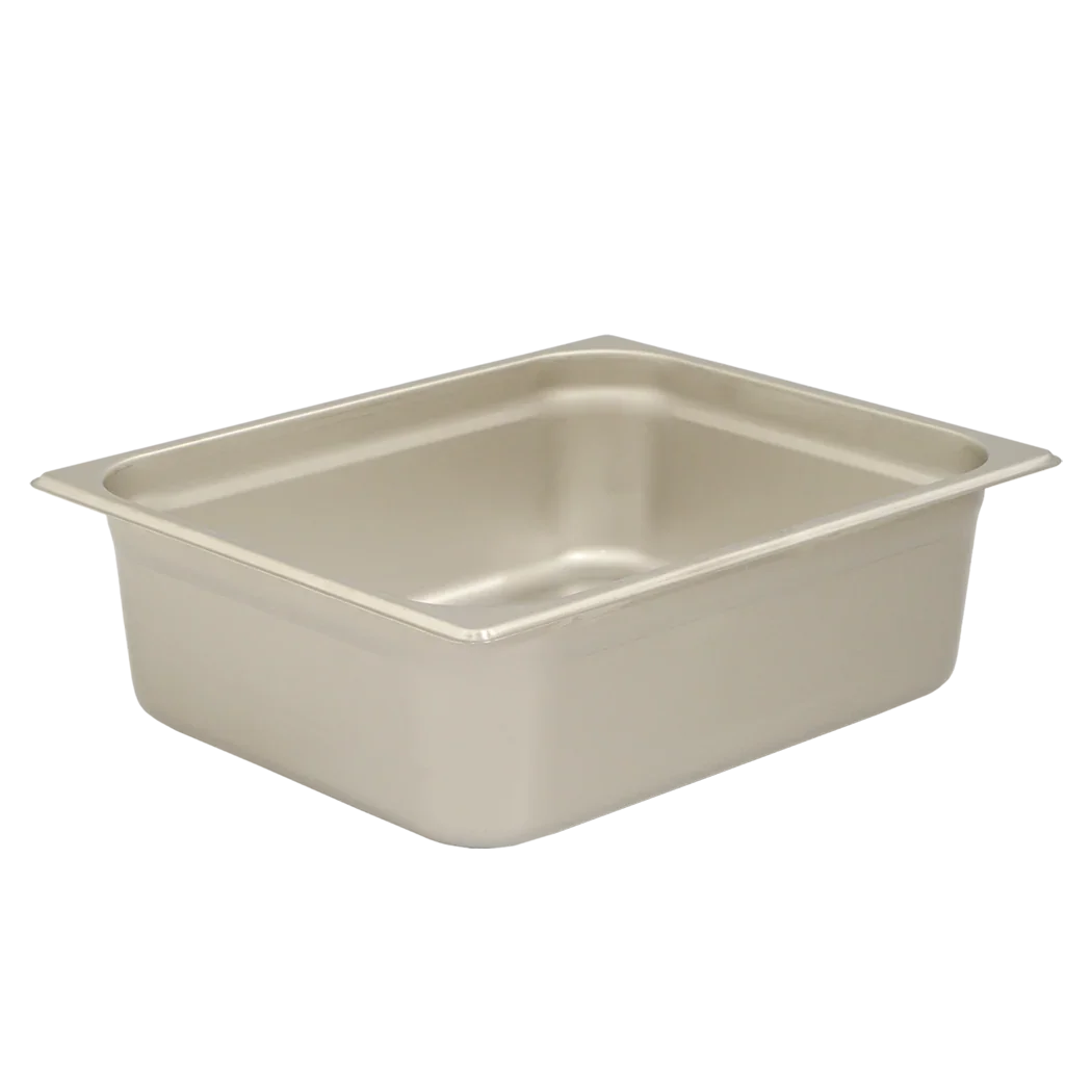 Browne 1/2 Size Solid Steam Pan, 4" Deep,Medium Weight | 5781204