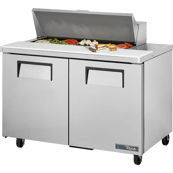 True TSSU-48-10-HC | 48" Refrigerated Sandwich / Salad Prep Table  10 Pans
