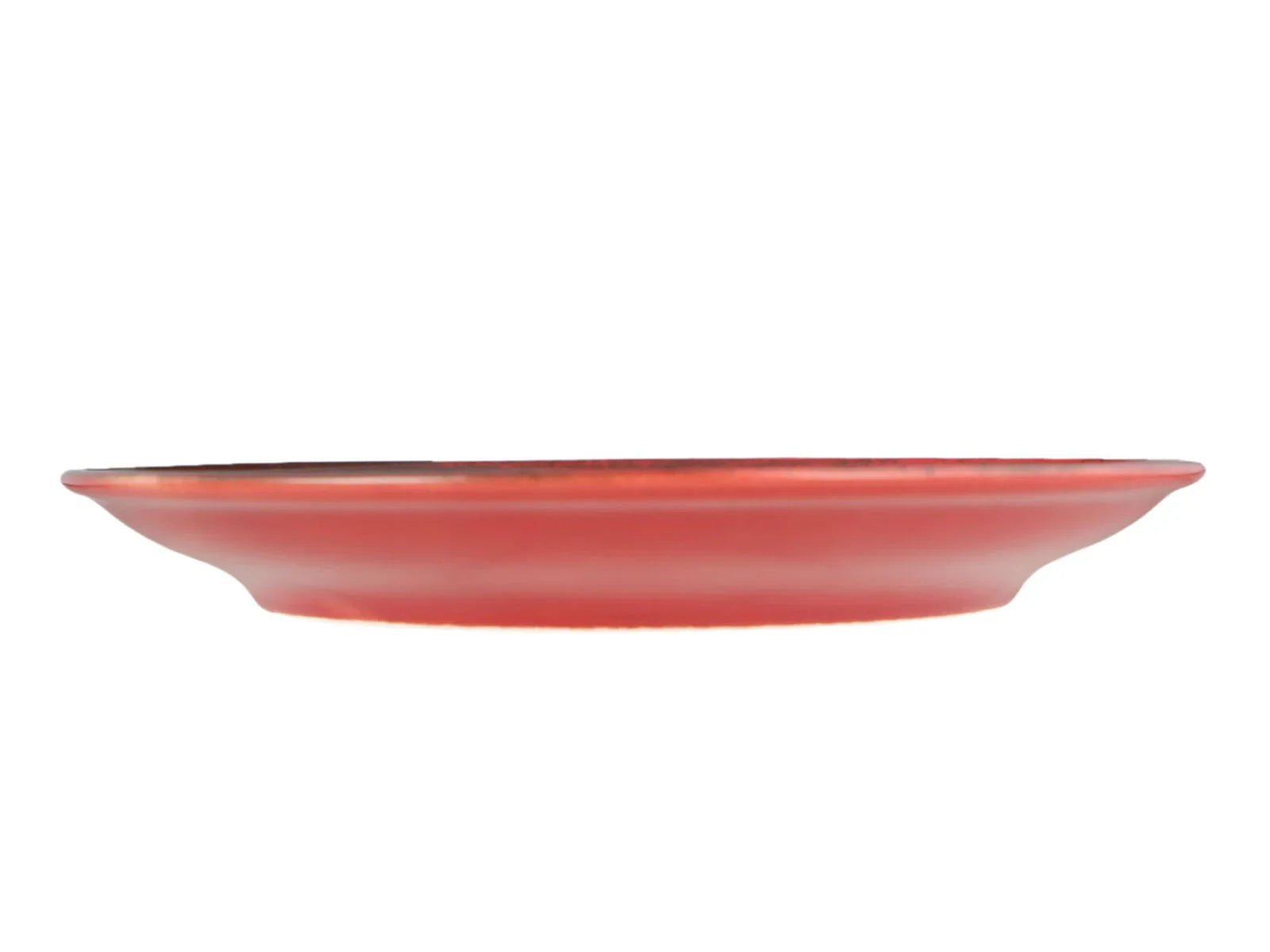 Porland Lykke 12.15" Red Round Plate (6/Case) | 04ALM005946