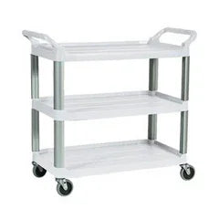 Rubbermaid FG409100OWHT | Cart - Utility 3 Shelf - Open Sided - 300lb