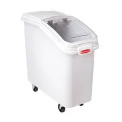Rubbermaid 2020793 | 360088WHT | Ingredient MobileBin 400cup White with Scoop Cap