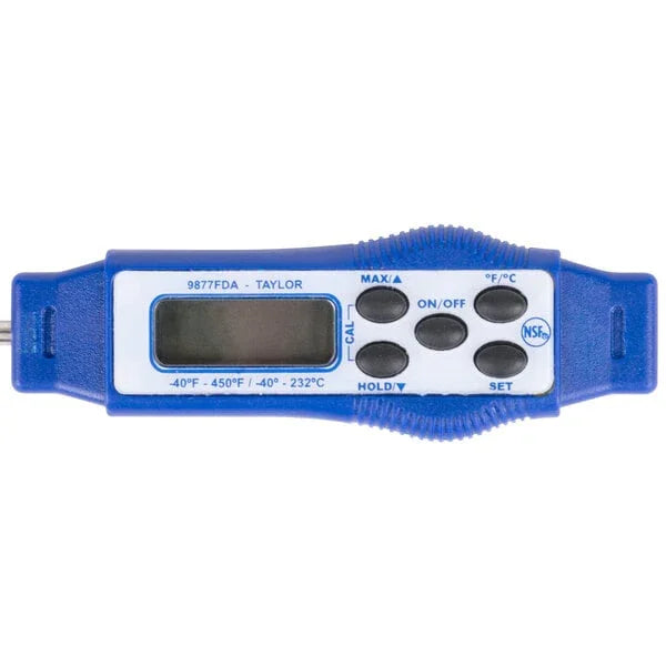 Taylor Waterproof Digital Pocket Probe, -40° to 450°F | 9877FDA
