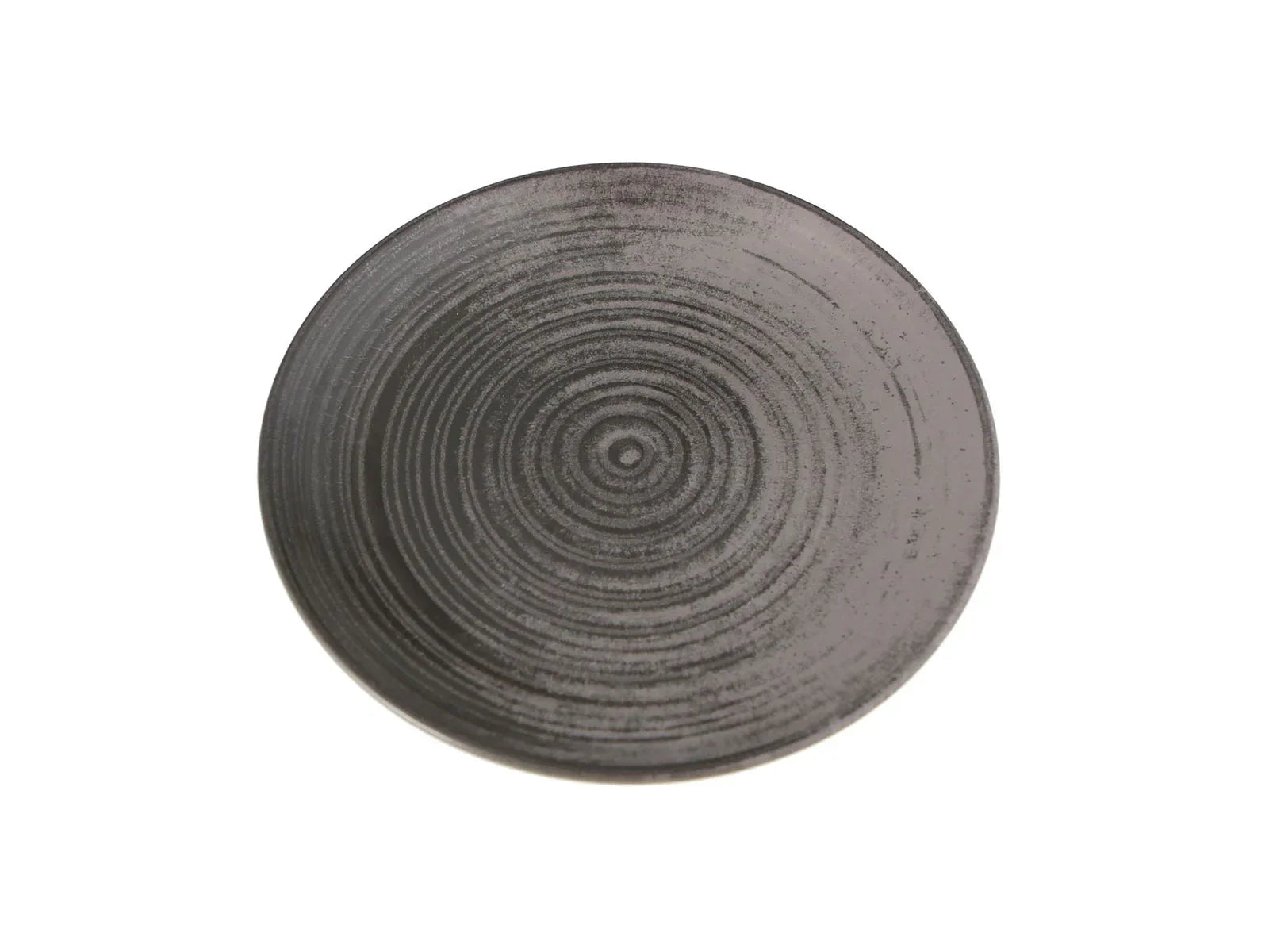 Porland Lykke 9.9" Grey Round Plate (6/Case) | 04ALM005939