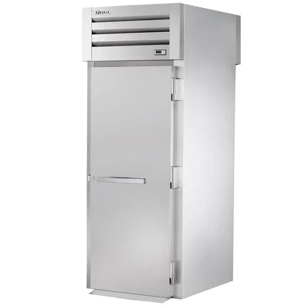 TRUE SPEC SERIES® 35" 1-Solid Door Roll-Thru Refrigerator, Stainless Steel and Aluminum  Exterior & Interior, Top Mounted | STG1RRT-1S-1S