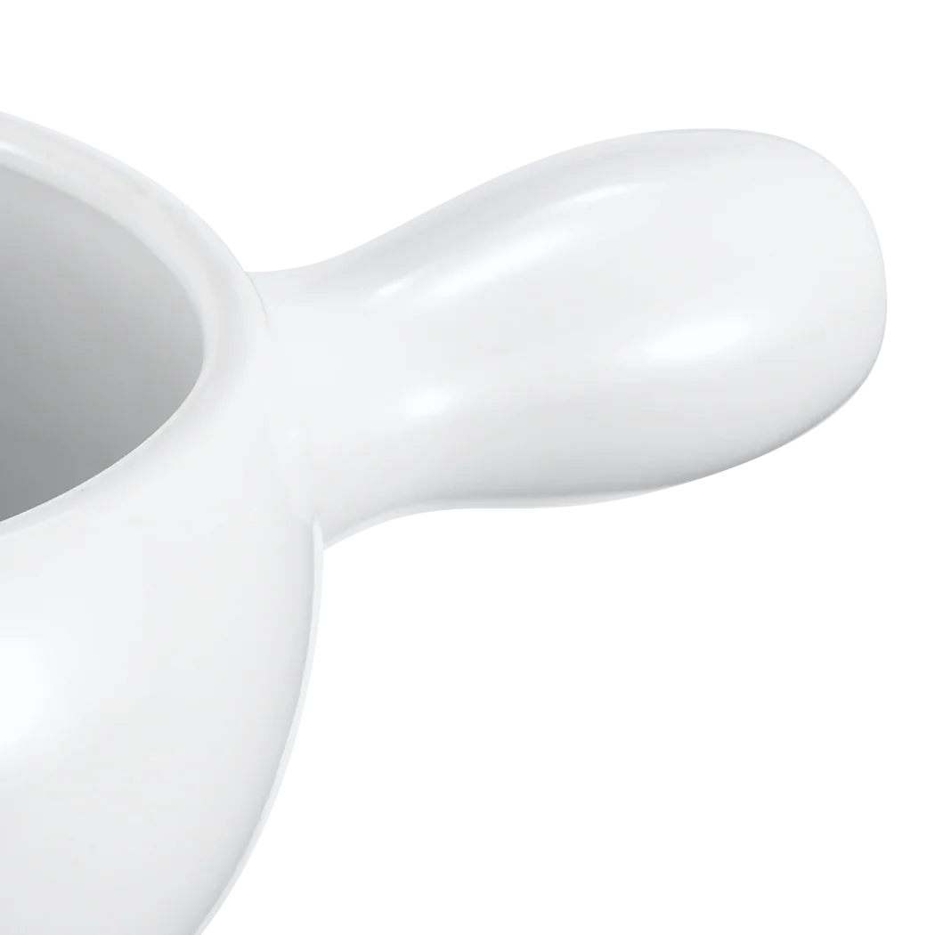 Browne 16 oz White Onion Soup Bowl w/ Handle | 744053W