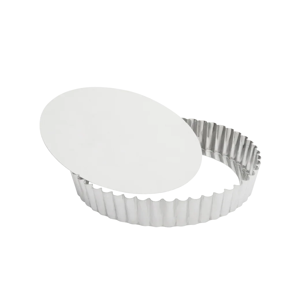 Browne 8" Medium Rim Quiche Pan, 1.2" Deep | 80126620