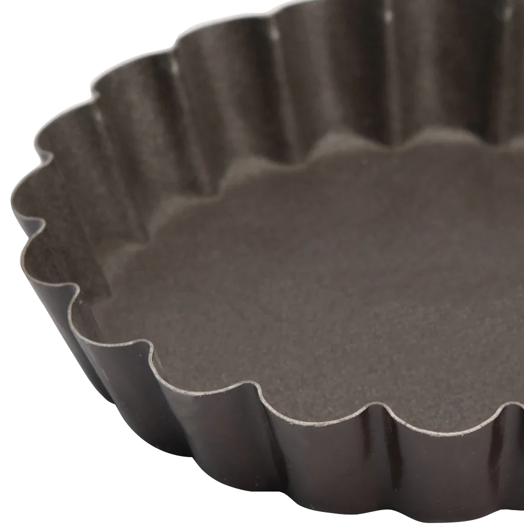 Browne 3-15/16" Non-Stick Fluted Tartelette Mold | 80293570