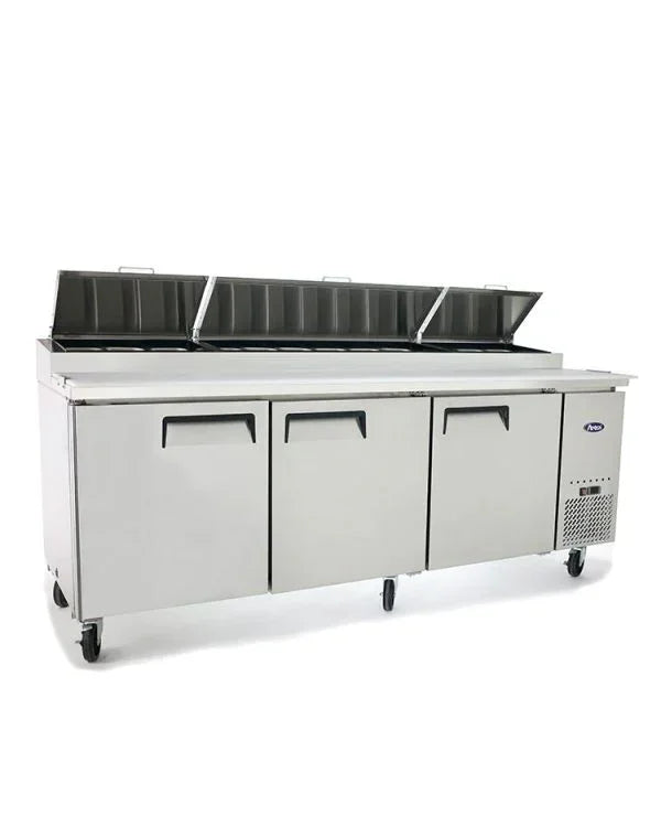 Atosa MPF8203GR | 93" Refrigerated Pizza Prep Table