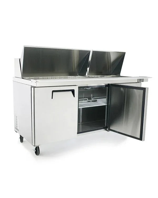 Atosa MSF8308GR | 72" Refrigerated Mega Top Sandwich Prep Table  Foodservice Equipment