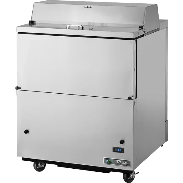 True TMC-34-S-SS-HC | 34" Milk Cooler | 13.8 cu. ft.
