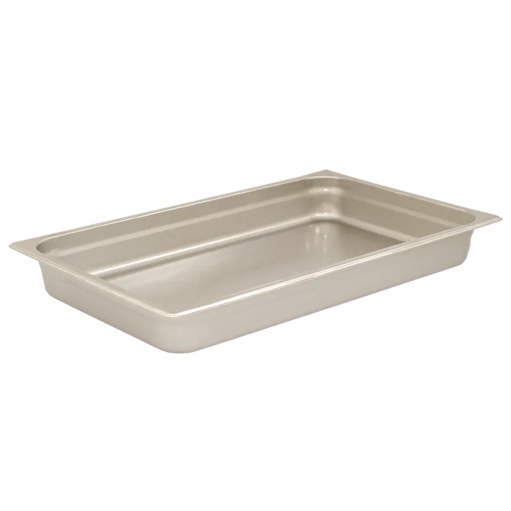 Browne Full Size Solid Steam Pan, 2.5" Deep, Light Weight | 98002