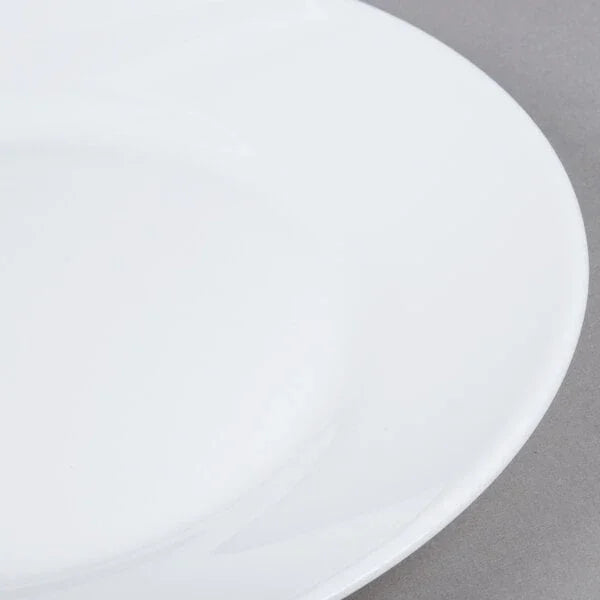 Arcoroc Restaurant White 9.4" Rim Plate (24/Case) | 22522