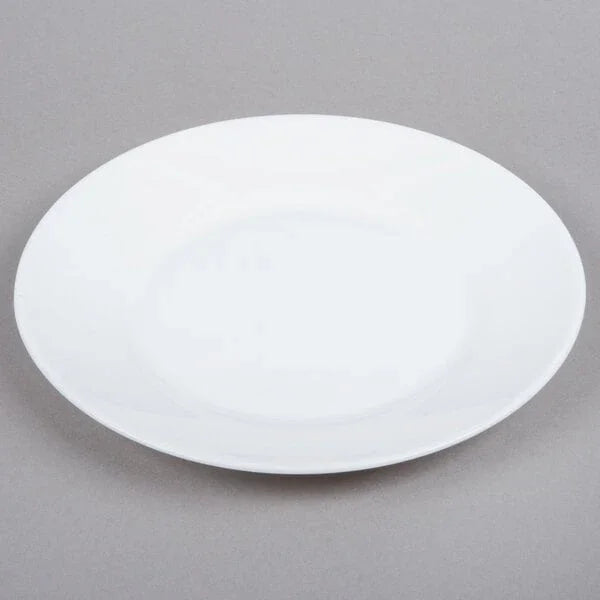 Arcoroc Restaurant White 9.4" Rim Plate (24/Case) | 22522