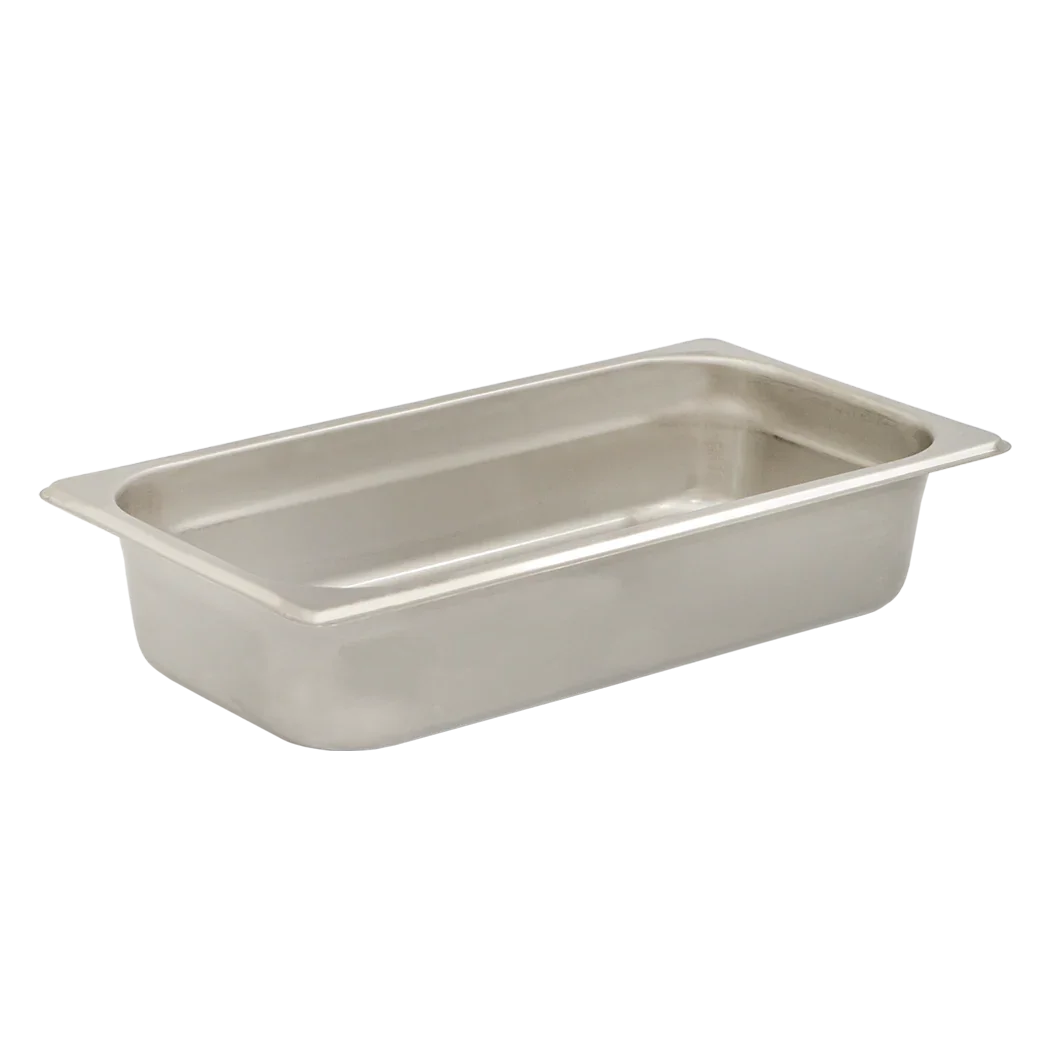 Browne 1/3 Size Solid Steam Pan, 2.5" Deep, Light Weight | 98132