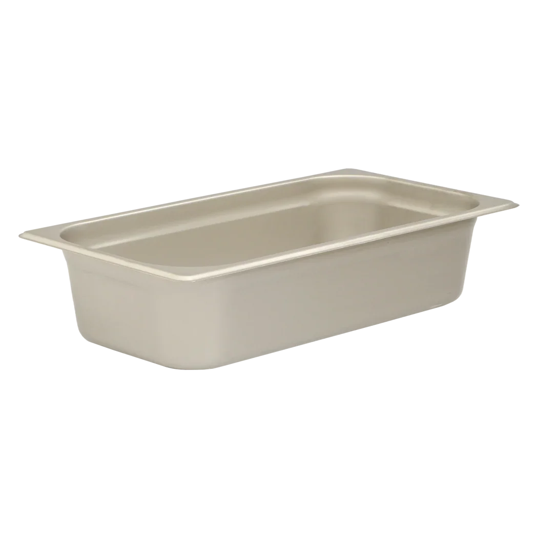 Browne 1/3 Size Solid Steam Pan, 4" Deep, Light Weight | 98134