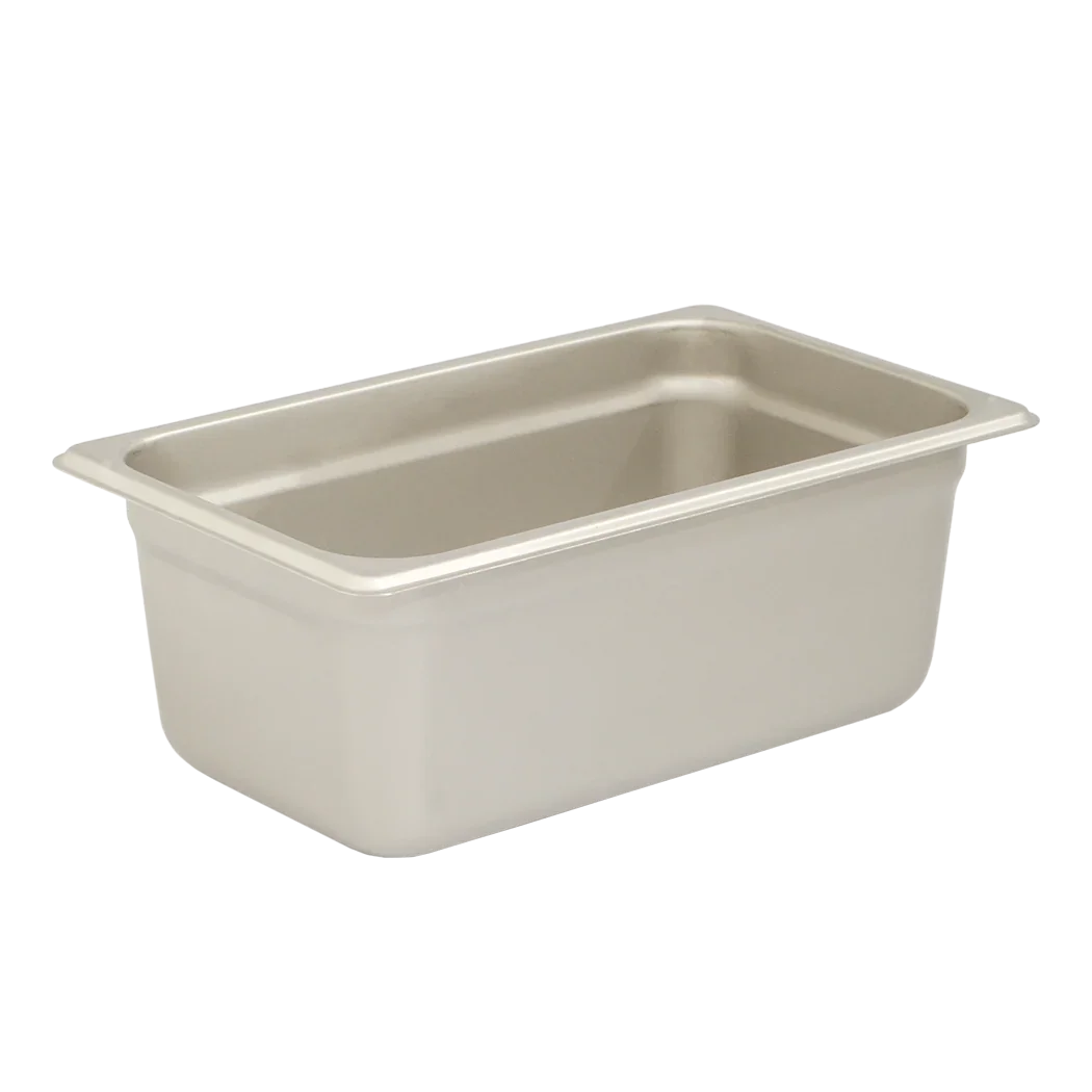 Browne 1/4 Size Solid Steam Pan, 4" Deep, Light Weight | 98144