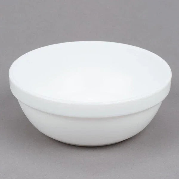 Arcoroc Restaurant White 10.5 oz Stackable Bowl (36/Case) | 43319 Bowl, 10-1/2 oz., 4-3/4 in  dia.,