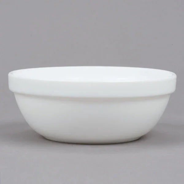 Arcoroc Restaurant White 10.5 oz Stackable Bowl (36/Case) | 43319 Bowl, 10-1/2 oz., 4-3/4 in  dia.,