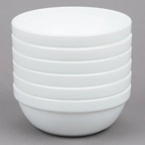 Arcoroc Restaurant White 10.5 oz Stackable Bowl (36/Case) | 43319 Bowl, 10-1/2 oz., 4-3/4 in  dia.,