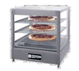 Doyon DRP3 Food Warmer/Display Case, countertop, with three shelf interior rack, capacity (