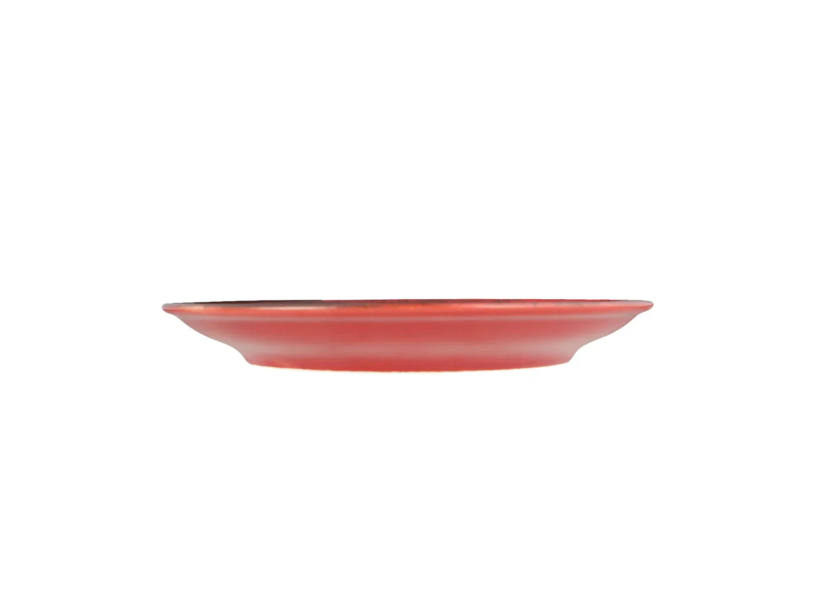 Porland Lykke 6.75" Red Round Plate (6/Case) | 04ALM005931