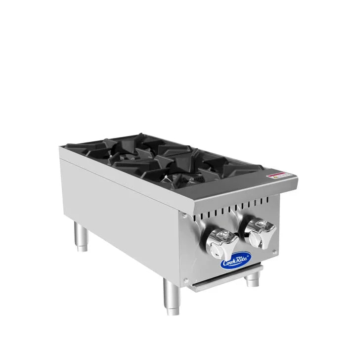 Atosa ACHP-2 | Cook Rite | 12" 2-Burner Hotplate | Countertop
