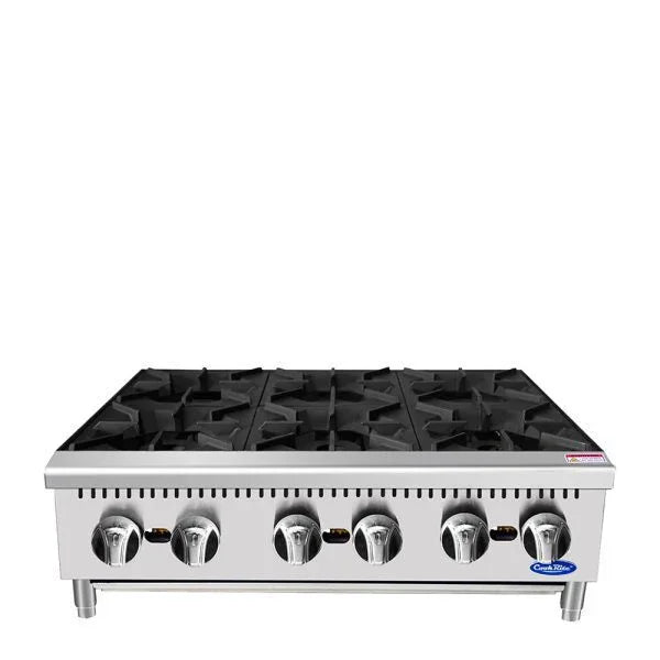 Atosa ACHP-6 | Cook Rite | 36" 6-Burner Countertop Range | Natural Gas
