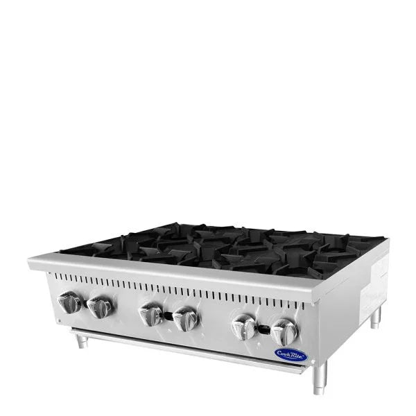 Atosa ACHP-6 | Cook Rite | 36" 6-Burner Countertop Range | Natural Gas