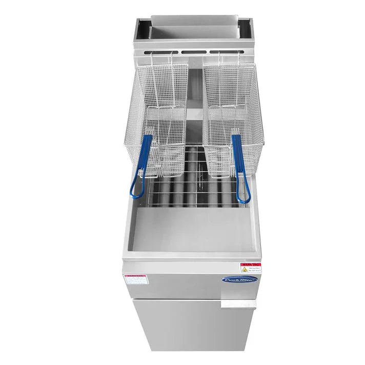 Atosa ATFS-50 | Gas Heavy Duty Deep Fryer 50 Lb Capacity  Deep Fryers