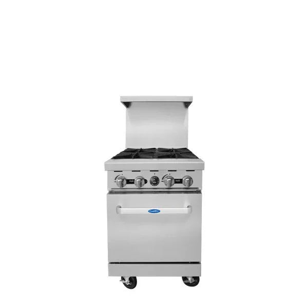 Atosa AGR-4B-NG | Cook Rite | 24" 4-Burner Cookrite Gas Range NG