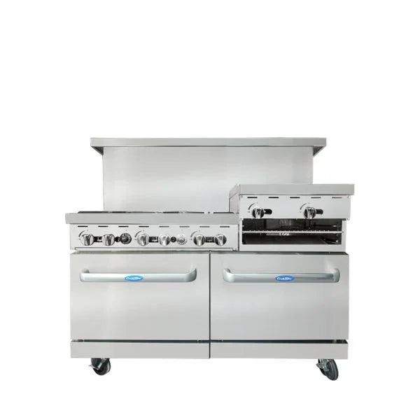 Atosa AGR-6B-24RGB-LP | Cook Rite | Range | LP gas | 60 in W x 31-1/2 in D x 57-1/2 in H | (6) 32,000 BTU hot