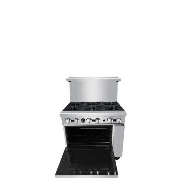 Atosa AGR-6B-NG | Cook Rite | 36" 6-Burner Cookrite Gas Range | NG