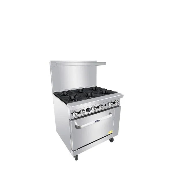 Atosa AGR-6B-LP | Cook Rite | 36" 6-Burner Gas Range (LPG)